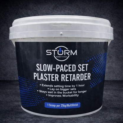 Slow-Paced Set Plaster Retarder - Buckets & Scoops