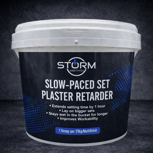 Slow-Paced Set Plaster Retarder - Buckets & Scoops