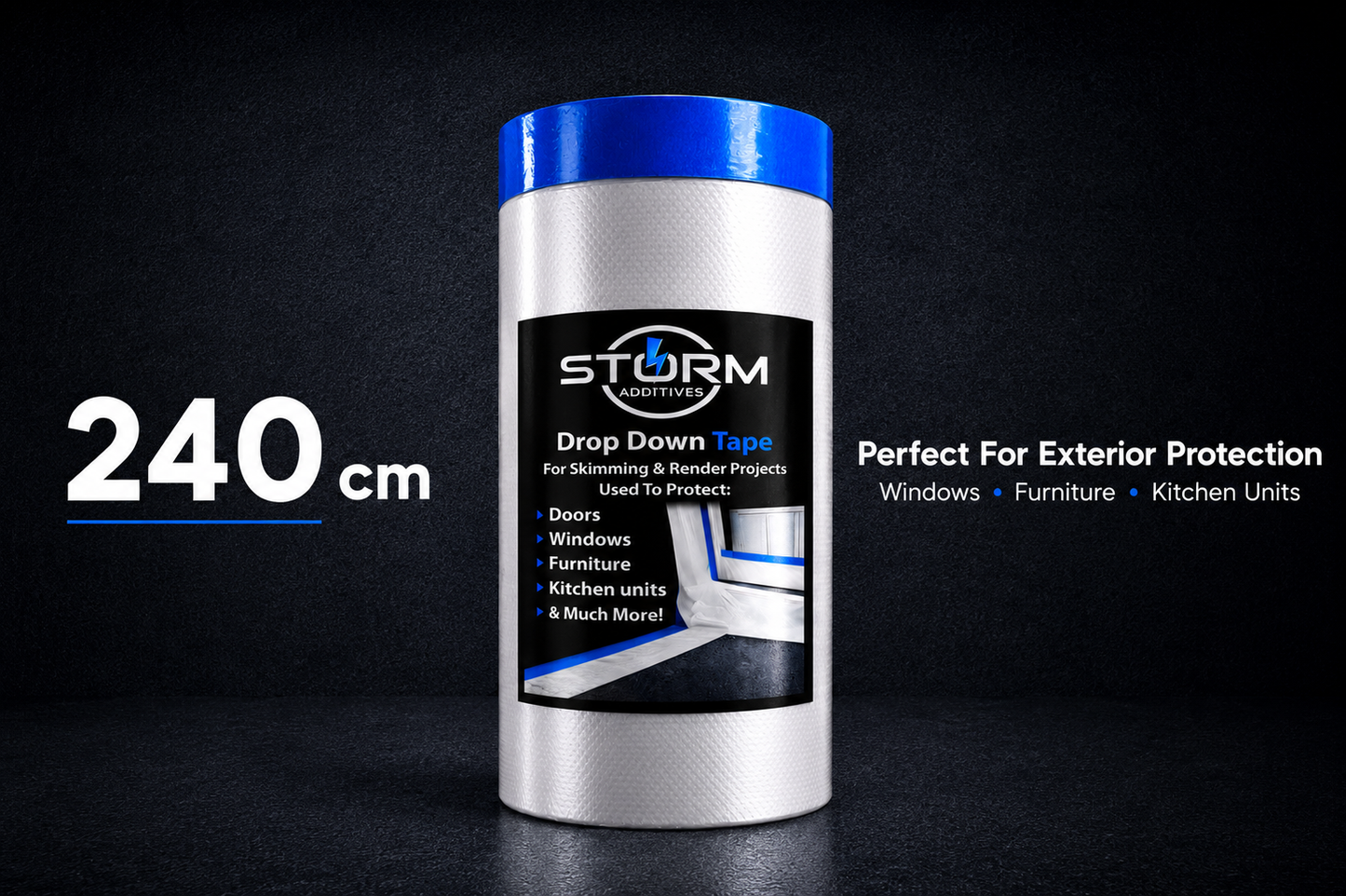 Storm Drop Down Protection Tape