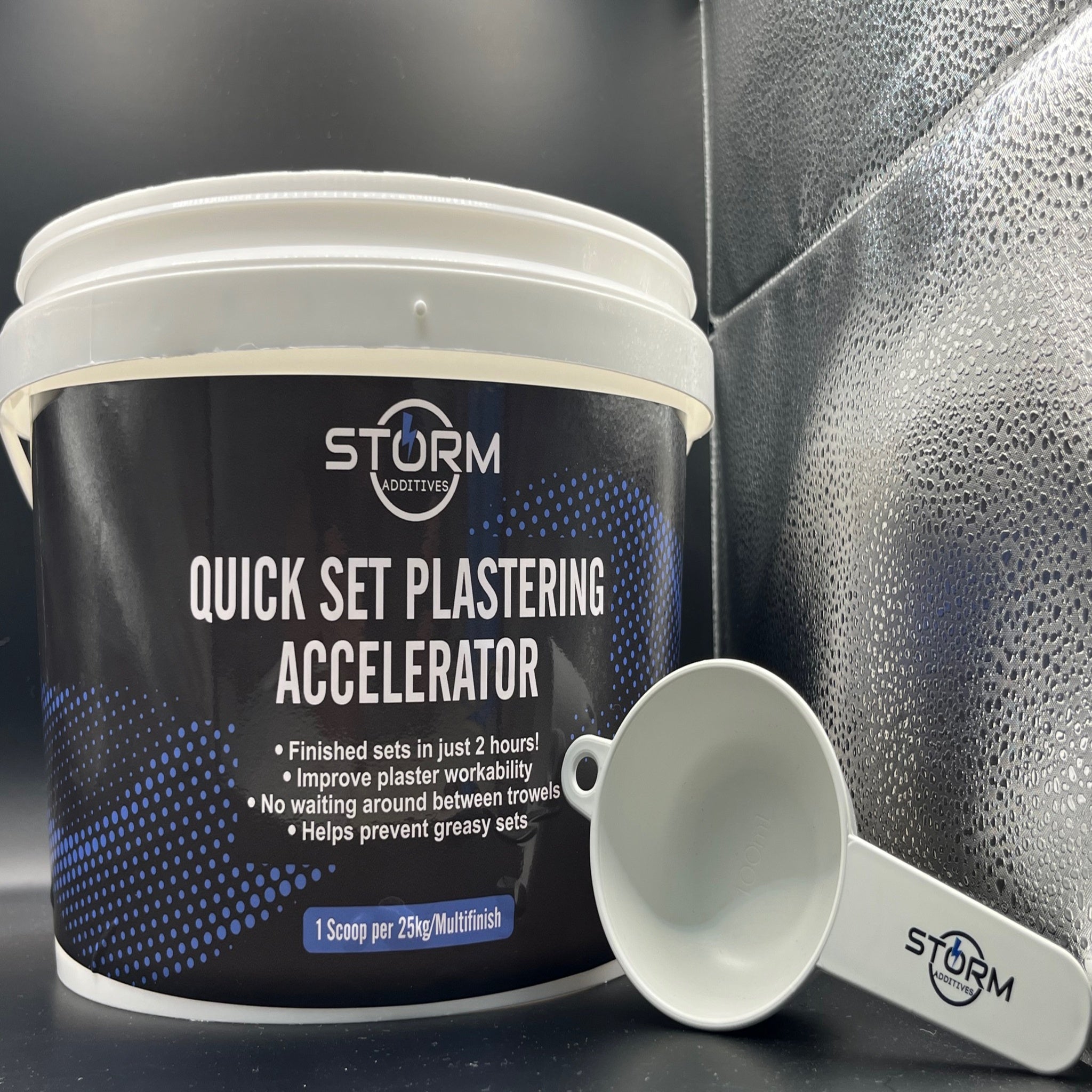 Quick Set Plaster Accelerator - Buckets & Scoops – Storm Additives