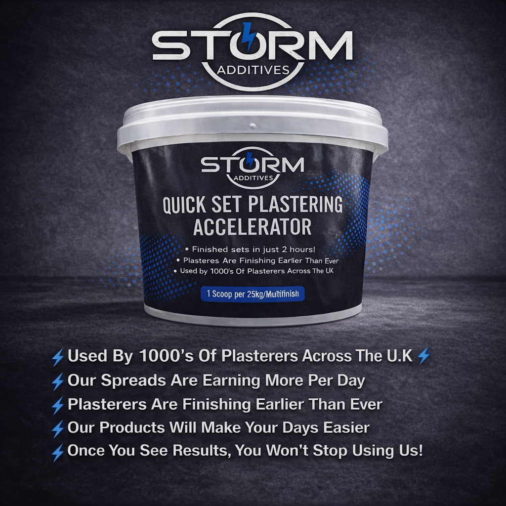 Quick Set Plaster Accelerator - Buckets & Scoops