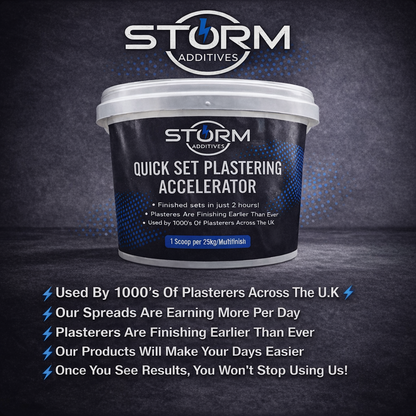 Quick Set Plaster Accelerator - Buckets & Scoops