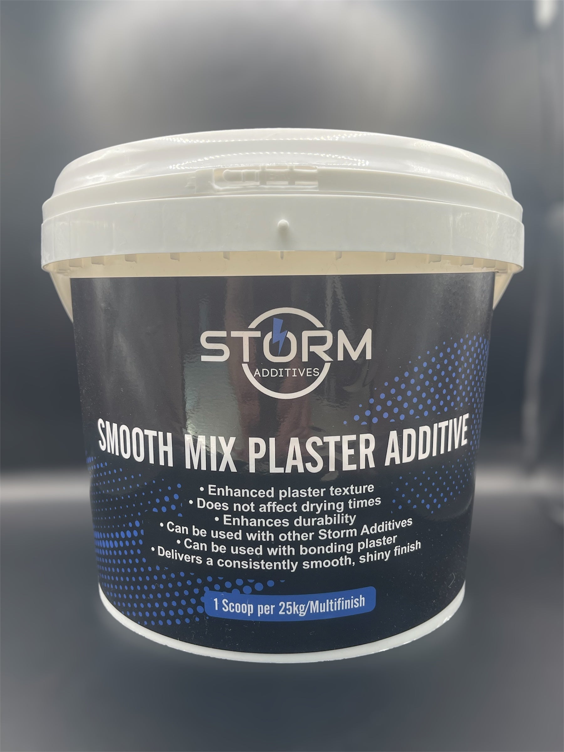 Smooth Mix Plaster Additive - Buckets & Scoops – Storm Additives